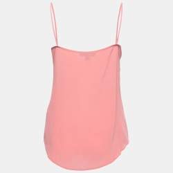 Pre Owned Burberry Prorsum Pink Mulberry Silk Camisole S
