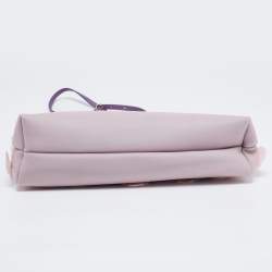 Pre Owned Burberry Prorsum Purple PVC The Petal Crossbody Bag
