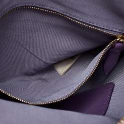 Pre Owned Burberry Prorsum Purple PVC The Petal Crossbody Bag
