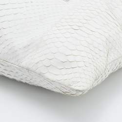 Burberry Prorsum White Python Limited Edition Drawstring Tote