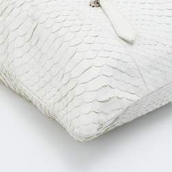 Burberry Prorsum White Python Limited Edition Drawstring Tote
