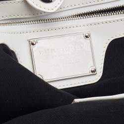 Burberry Prorsum White Python Limited Edition Drawstring Tote