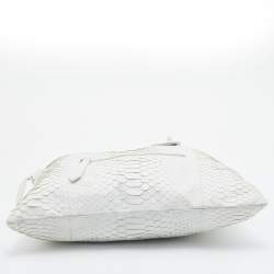 Burberry Prorsum White Python Limited Edition Drawstring Tote
