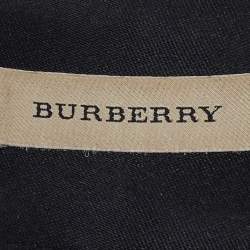 Burberry Brown Check Pattern Canvas Wide Headband