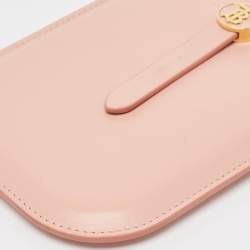 Pre Owned Burberry Light Leather Anne Phone Crossbody Bag
