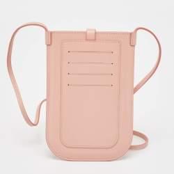 Pre Owned Burberry Light Leather Anne Phone Crossbody Bag
