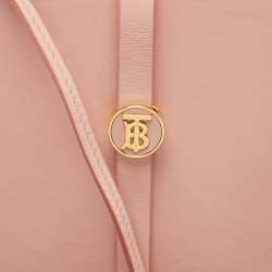 Pre Owned Burberry Light Leather Anne Phone Crossbody Bag