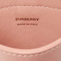 Pre Owned Burberry Light Leather Anne Phone Crossbody Bag