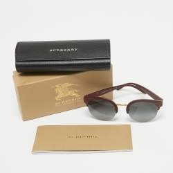 Burberry Grey Gradient B 4241 Clubmaster Sunglasses
