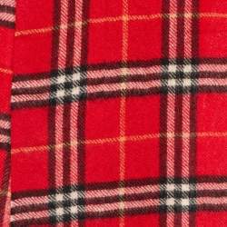 Burberry Red Vintage Check Lambwool Stole