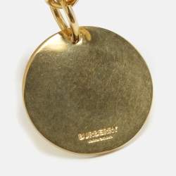 Pre Owned Burberry Gold Tone Necklace