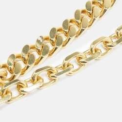 Pre Owned Burberry Gold Tone Necklace