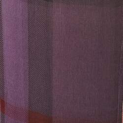 Burberry Purple Checked Chiffon Scarf