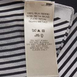 Burberry Black Checked Silk Scarf
