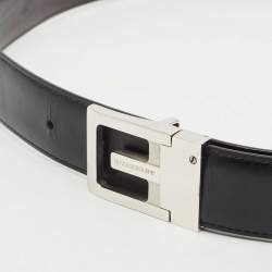 Burberry Black/Brown Leather Reversible Belt 95 CM