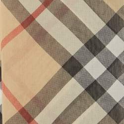 Burberry Beige & Black Ombre Check Silk Crepe Stole