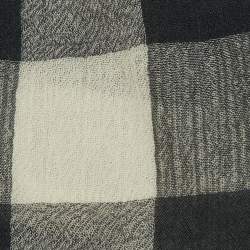 Burberry Beige Giant Check Wool and Silk Scarf