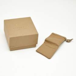 Burberry Caramel Marbled Resin SilverTone Double Grommet Earrings