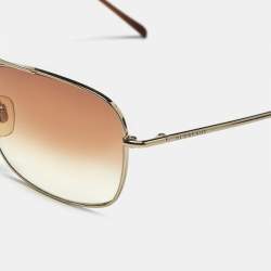 Pre Owned Burberry Brown Gradient B 3007 1002 Square Sunglasses