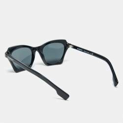 Pre Owned Burberry Black B 4283 Frame Cat Eye Sunglasses