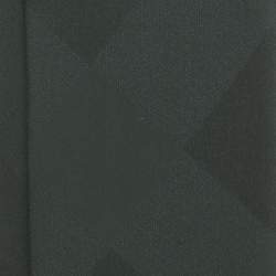 Pre Owned Burberry Dark Green Nova Check Jacquard Silk Stole