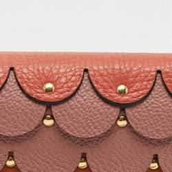 Pre Owned  Burberry Multicolor Leather Scale Camberwell Card Case Bag Charm