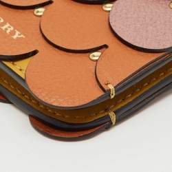 Pre Owned  Burberry Multicolor Leather Scale Camberwell Card Case Bag Charm