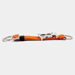 مملوكة مسبقًا حلقات مفاتيح بريري فضية برتقالية