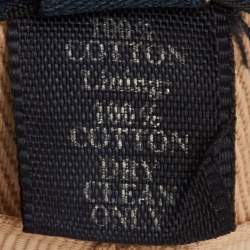 Pre Owned Burberry London Beige Vintage Check Cotton Bucket Hat