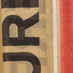 مملوكة مسبقًا وشاح بربري مودال بيج/أحمر ب بوكس تكست