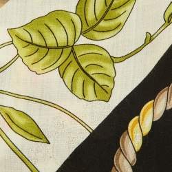 Pre Owned Burberry Multicolor Multiprinted Cashmere & Silk Scarf