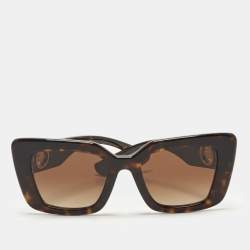 Pre Owned Burberry Tortoise Brown Gradient B 4476 Square Sunglasses