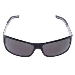 Pre Owned Burberry Black/Grey 8436/S Rectangle Sunglasses 