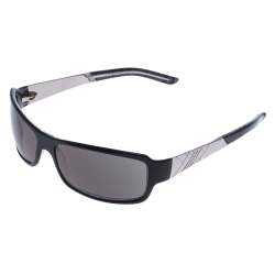Pre Owned Burberry Black/Grey 8436/S Rectangle Sunglasses 