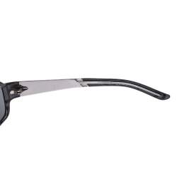 Pre Owned Burberry Black/Grey 8436/S Rectangle Sunglasses 