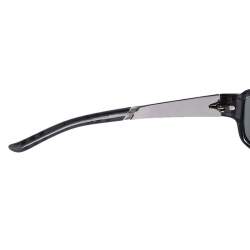 Pre Owned Burberry Black/Grey 8436/S Rectangle Sunglasses 