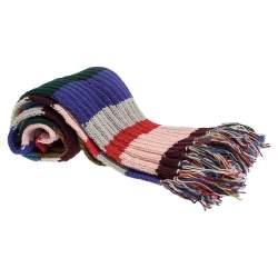 Burberry Multicolor Striped Long Chunky Knit Scarf Burberry | TLC