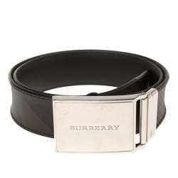 مملوكة مسبقًا حزام بربري شارلس 35 كانفاس مقوى كاروهات نوفا بني/ أسود 80 سم