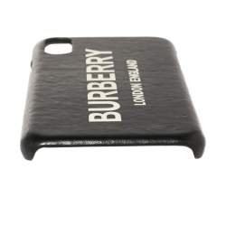 Burberry Black Leather Iphone X/XS Case