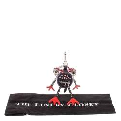 مملوكة مسبقًا Burberry Multicolor Studded Doris Frog Key Ring / Bag Charm