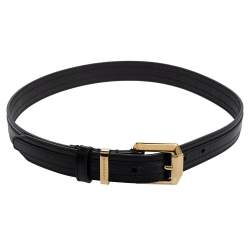 Burberry Black Gold Belt – LUXZILLA