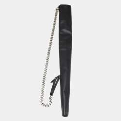 مملوكة مسبقًا Burberry Black Leather Umbrella Case