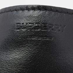 مملوكة مسبقًا Burberry Black Leather Umbrella Case