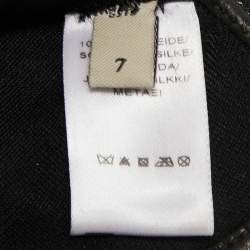 Burberry Black Quilted Glossy Leather Buckle Gloves 