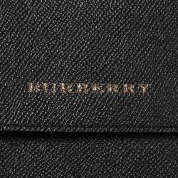 Burberry Black Leather Tablet Sleeve 