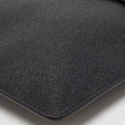 Burberry Black Leather Tablet Sleeve 