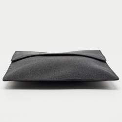 Burberry Black Leather Tablet Sleeve 
