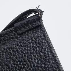Pre Owned Burberry Black Leather Anne Phone Case Crossbody Bag
