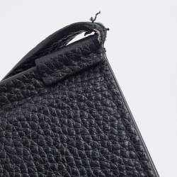 Burberry Black Leather Anne Phone Case Crossbody Bag