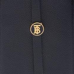 Pre Owned Burberry Black Leather Anne Phone Case Crossbody Bag